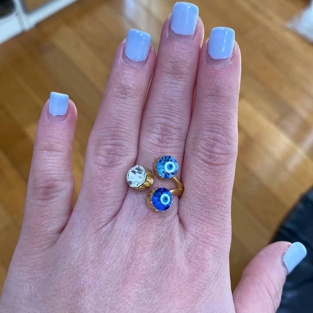 Evil eye ring